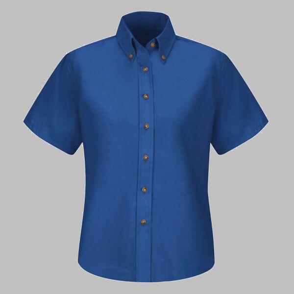 Women's Extended Sizes Poplin Dress Shirt Thumbnail