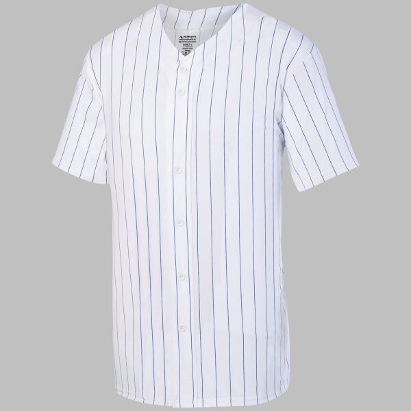 Youth Pinstripe Full-Button Jersey Thumbnail