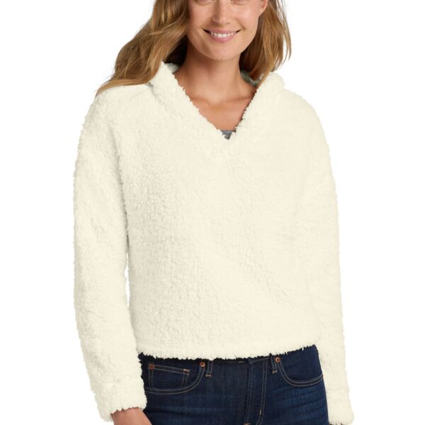 Ladies Cozy Fleece Hoodie Thumbnail