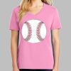 Ladies Core Cotton V Neck Tee Thumbnail