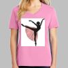Ladies Core Cotton V Neck Tee Thumbnail