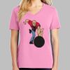 Ladies Core Cotton V Neck Tee Thumbnail