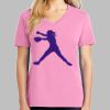 Ladies Core Cotton V Neck Tee Thumbnail