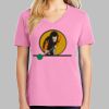 Ladies Core Cotton V Neck Tee Thumbnail