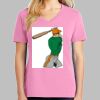 Ladies Core Cotton V Neck Tee Thumbnail