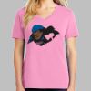 Ladies Core Cotton V Neck Tee Thumbnail
