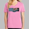 Ladies Core Cotton V Neck Tee Thumbnail