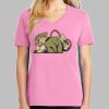 Ladies Core Cotton V Neck Tee Thumbnail