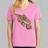 Ladies Core Cotton V Neck Tee Thumbnail
