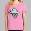 Ladies Core Cotton V Neck Tee Thumbnail