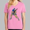 Ladies Core Cotton V Neck Tee Thumbnail