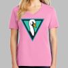 Ladies Core Cotton V Neck Tee Thumbnail