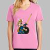 Ladies Core Cotton V Neck Tee Thumbnail