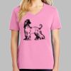 Ladies Core Cotton V Neck Tee Thumbnail