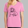 Ladies Core Cotton V Neck Tee Thumbnail