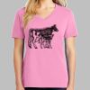 Ladies Core Cotton V Neck Tee Thumbnail