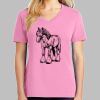 Ladies Core Cotton V Neck Tee Thumbnail