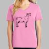 Ladies Core Cotton V Neck Tee Thumbnail