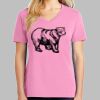 Ladies Core Cotton V Neck Tee Thumbnail