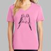 Ladies Core Cotton V Neck Tee Thumbnail