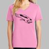 Ladies Core Cotton V Neck Tee Thumbnail