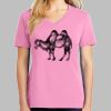 Ladies Core Cotton V Neck Tee Thumbnail
