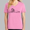 Ladies Core Cotton V Neck Tee Thumbnail