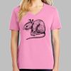Ladies Core Cotton V Neck Tee Thumbnail