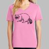 Ladies Core Cotton V Neck Tee Thumbnail