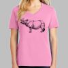 Ladies Core Cotton V Neck Tee Thumbnail