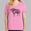 Ladies Core Cotton V Neck Tee Thumbnail