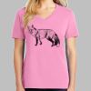 Ladies Core Cotton V Neck Tee Thumbnail