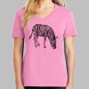 Ladies Core Cotton V Neck Tee Thumbnail