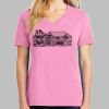Ladies Core Cotton V Neck Tee Thumbnail