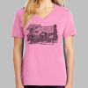Ladies Core Cotton V Neck Tee Thumbnail