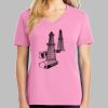 Ladies Core Cotton V Neck Tee Thumbnail