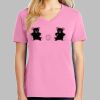 Ladies Core Cotton V Neck Tee Thumbnail