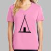 Ladies Core Cotton V Neck Tee Thumbnail