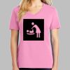 Ladies Core Cotton V Neck Tee Thumbnail