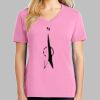 Ladies Core Cotton V Neck Tee Thumbnail