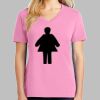 Ladies Core Cotton V Neck Tee Thumbnail