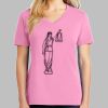 Ladies Core Cotton V Neck Tee Thumbnail