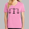 Ladies Core Cotton V Neck Tee Thumbnail