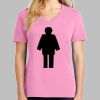 Ladies Core Cotton V Neck Tee Thumbnail