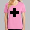 Ladies Core Cotton V Neck Tee Thumbnail
