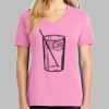 Ladies Core Cotton V Neck Tee Thumbnail