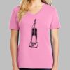 Ladies Core Cotton V Neck Tee Thumbnail