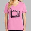 Ladies Core Cotton V Neck Tee Thumbnail