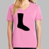 Ladies Core Cotton V Neck Tee Thumbnail