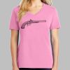 Ladies Core Cotton V Neck Tee Thumbnail